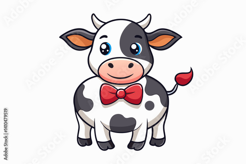 Adorable and charming cute animal vector illustration perfect for children’s designs, nursery decor, storybooks, educational materials, kids' clothing, and digital content. This high-quality, cartoon-