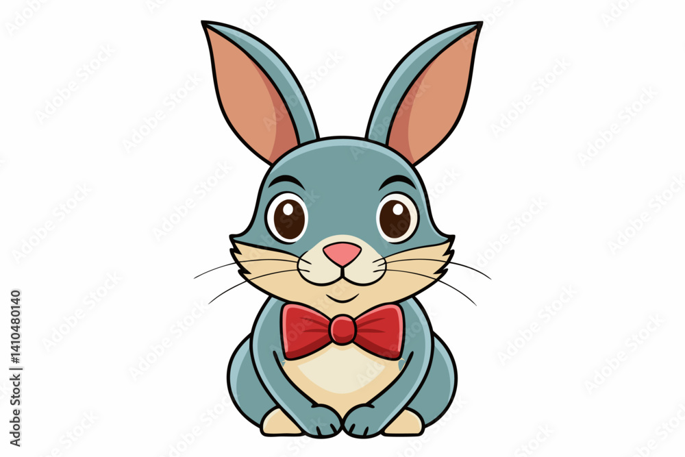 Fototapeta premium Adorable and charming cute animal vector illustration perfect for children’s designs, nursery decor, storybooks, educational materials, kids' clothing, and digital content. This high-quality, cartoon-