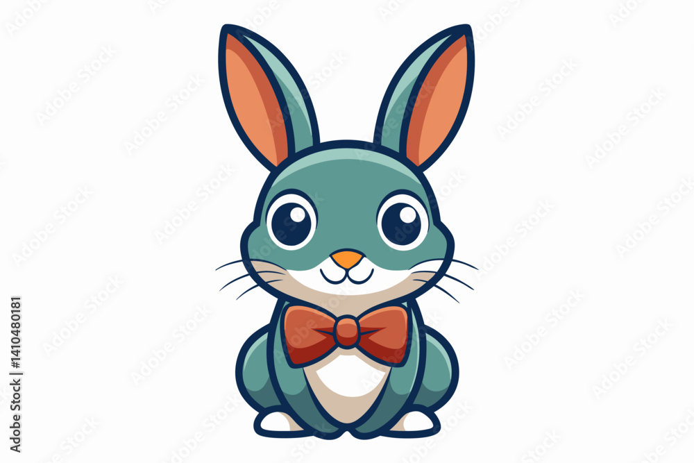 Obraz premium Adorable and charming cute animal vector illustration perfect for children’s designs, nursery decor, storybooks, educational materials, kids' clothing, and digital content. This high-quality, cartoon-