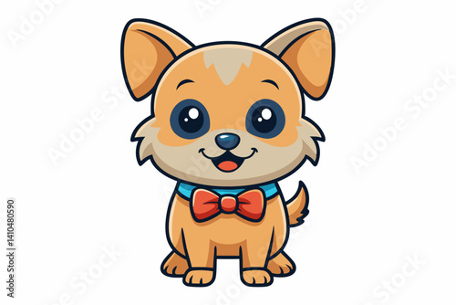 Adorable and charming cute animal vector illustration perfect for children’s designs, nursery decor, storybooks, educational materials, kids' clothing, and digital content. This high-quality, cartoon-