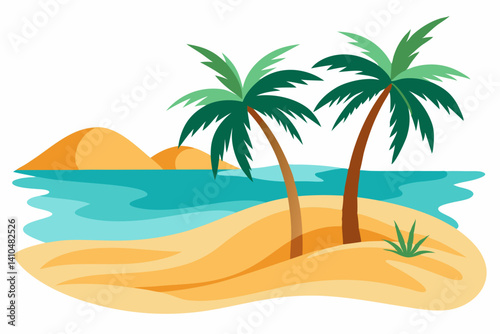 Beautiful and versatile nature vector illustration featuring elements like trees, mountains, leaves, rivers, and landscapes. Ideal for eco-friendly designs, outdoor adventure themes, environmental cam