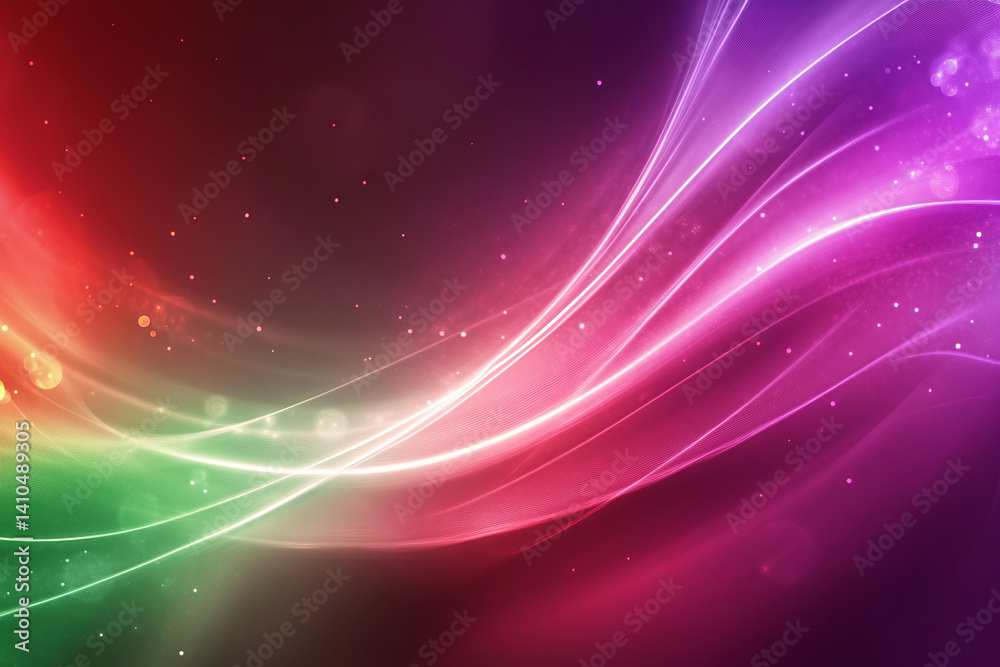 Fototapeta premium Abstract background with glowing lines and colorful gradient design effect