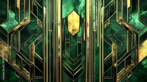 green glass background