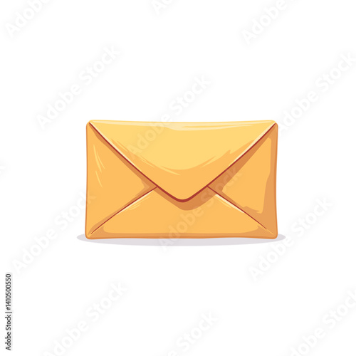 Yellow envelope illustration on a white background  