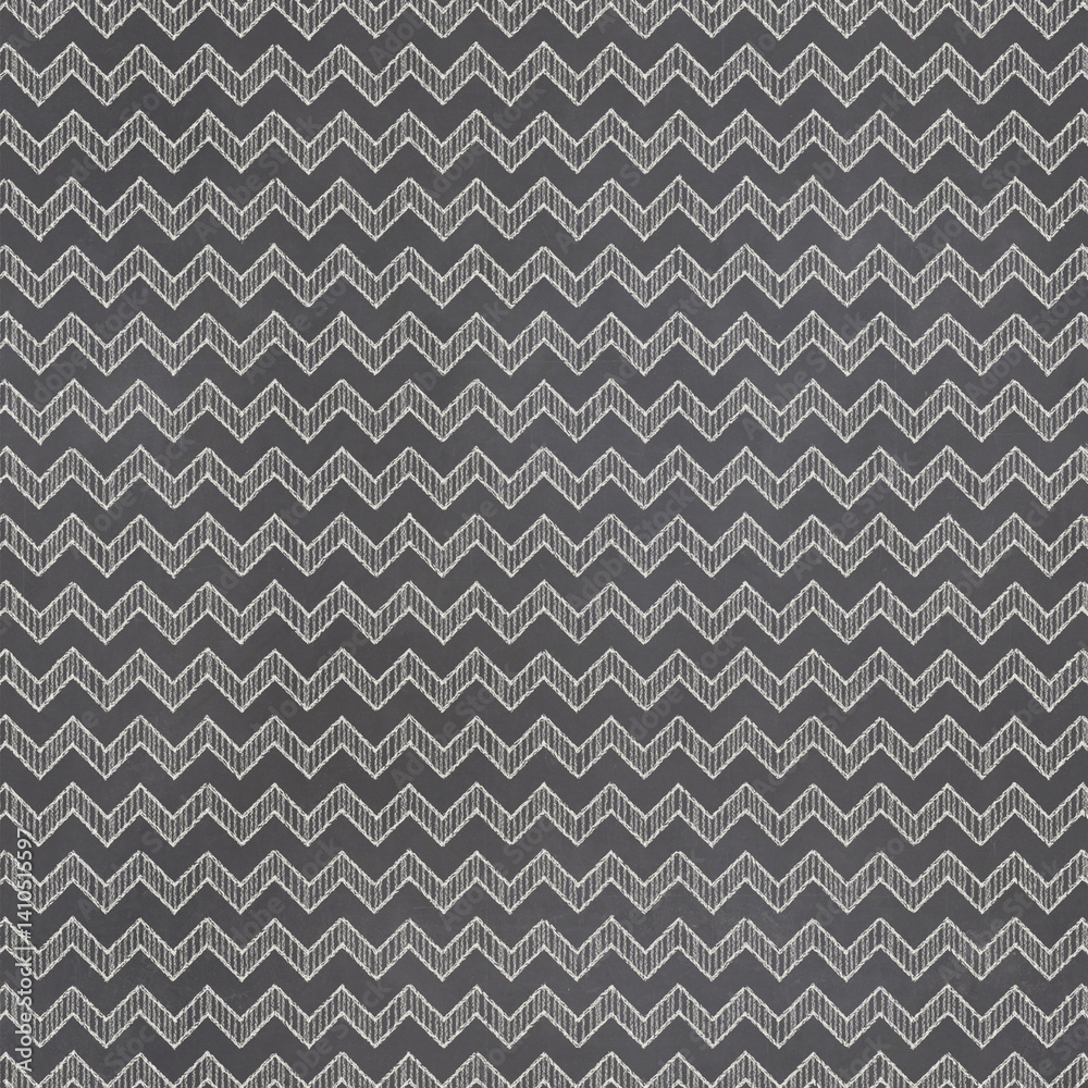 Gray Zigzag chevron pattern, stripe pattern, small corners at variable angles between two parallel lines jagged and fairly regular, a decorative pattern used in fabrics, floors and paneled wood.