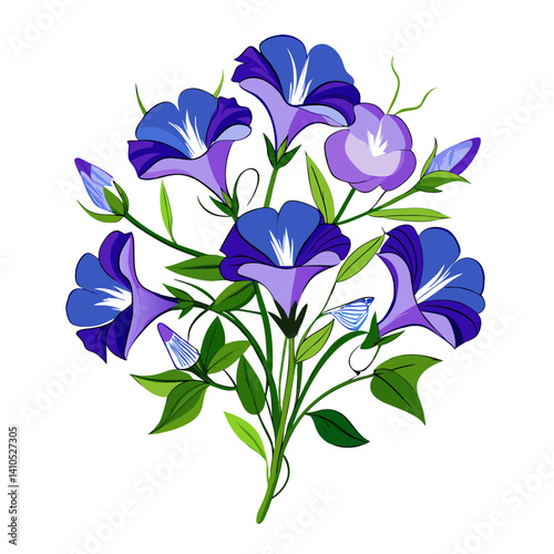  Colorful Butterfly Pea Flower Bouquet Design