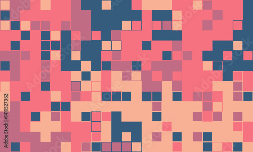 Abstract pixel art background.  Warm, muted tones create a calming yet dynamic visual. Perfect for website design, presentations, or as a textured overlay.