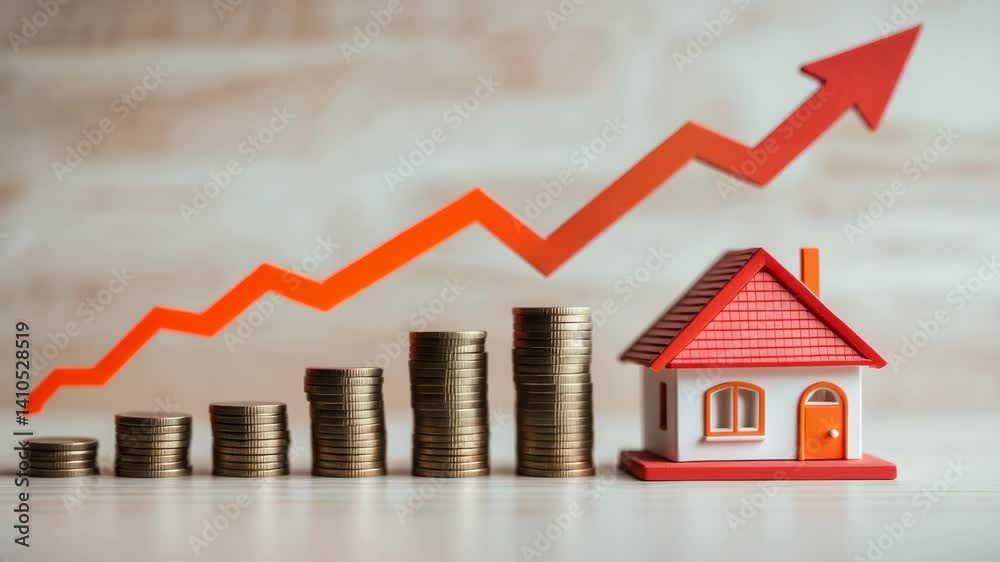 Symbols, graphs, and data depicting growth