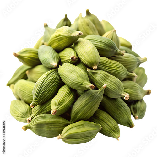 Wallpaper Mural Fresh, green tea leaves and cardamom, healthy ingredients from nature Torontodigital.ca