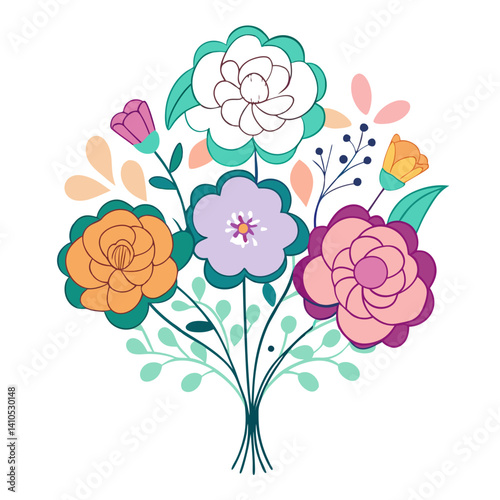  Charming Daydream Bouquet of Flowers Design