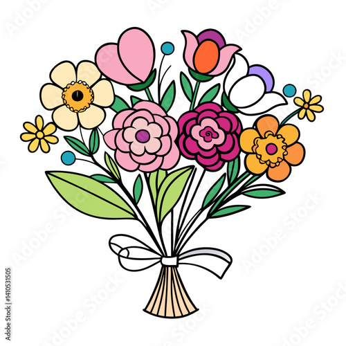  Elegant Faithful Friend Bouquet of Flowers