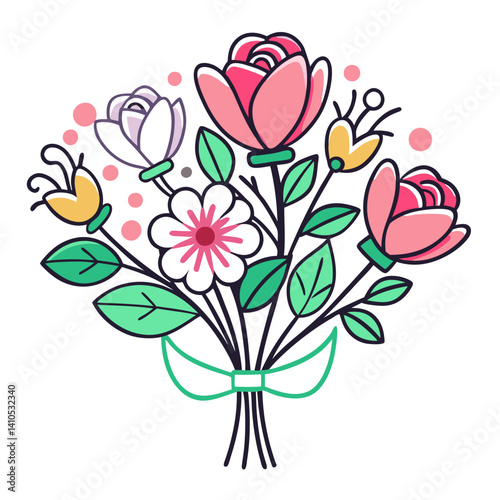 Wallpaper Mural  Elegant Flower Show Bouquet Artwork Torontodigital.ca