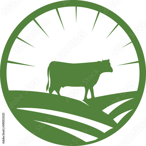 set of vintage livestock logo design, vector concept illustration