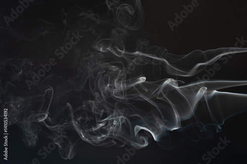 Obraz na płótnie Smoke flow swirls w salonie