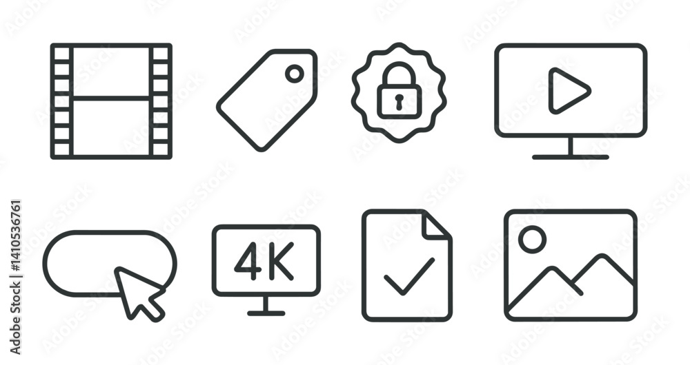outline vector icons of general settings: gear, sliders, control panel, toolbox, wrench, screwdriver, system update, user preferences., set of line style icons in a modern, minimalist design. outline vector icons of general settings: gear, sliders, control panel, toolbox, wrench, screwdriver, system update, user preferences., set of line style icons in a modern, minimalist design.