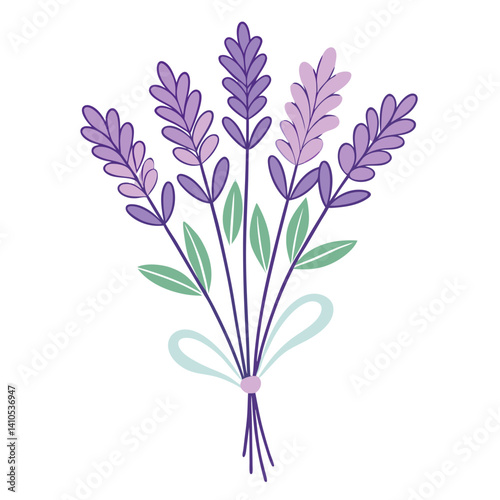  Elegant Lavender Mist Bouquet Flower Artwork