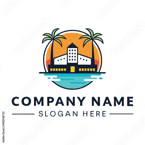 Coastal Resort Building Logo