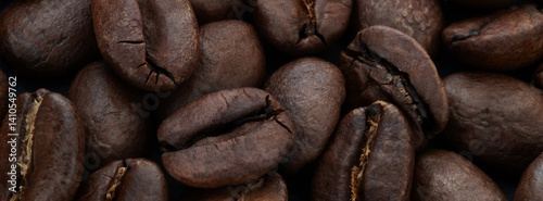 Obraz na płótnie Close-Up Photograph of Pile Coffee Beans w salonie