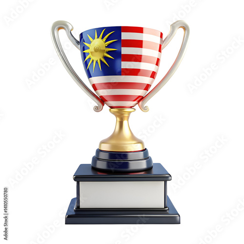 gold trophy cup isolated