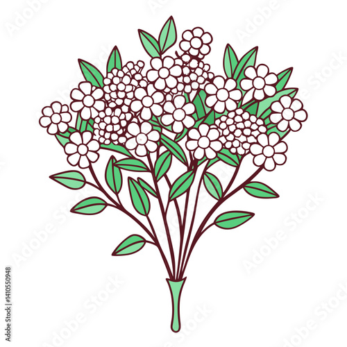  Exquisite Waxflower Bouquet Floral Art