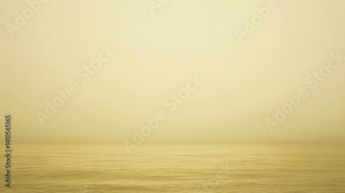 Ocean horizon where the sky meets the undulating sea water