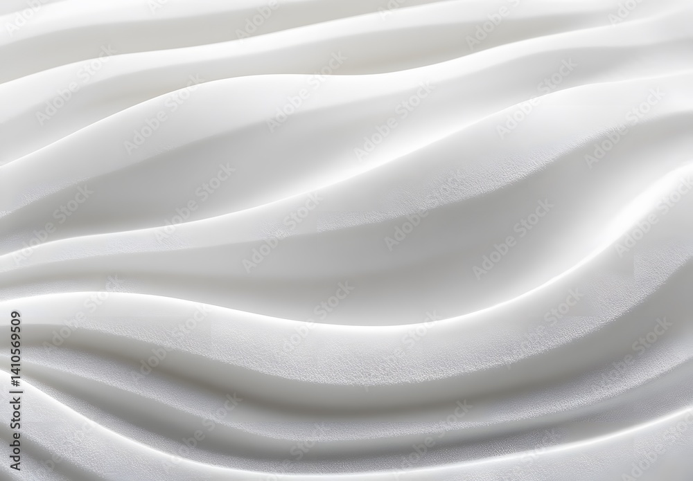 Obraz premium Abstract White Wave Texture Background Seamless Pattern Design