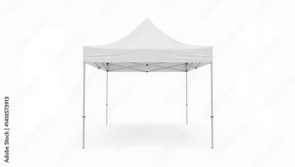 White Pop-Up Canopy Tent for Events and Outdoor Activities
