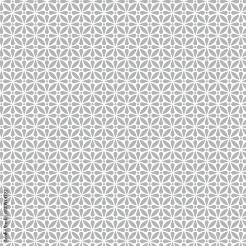 vector seamless pattern with squares, geometric, repeating pattern with a floral or stylized botanical inspiration.