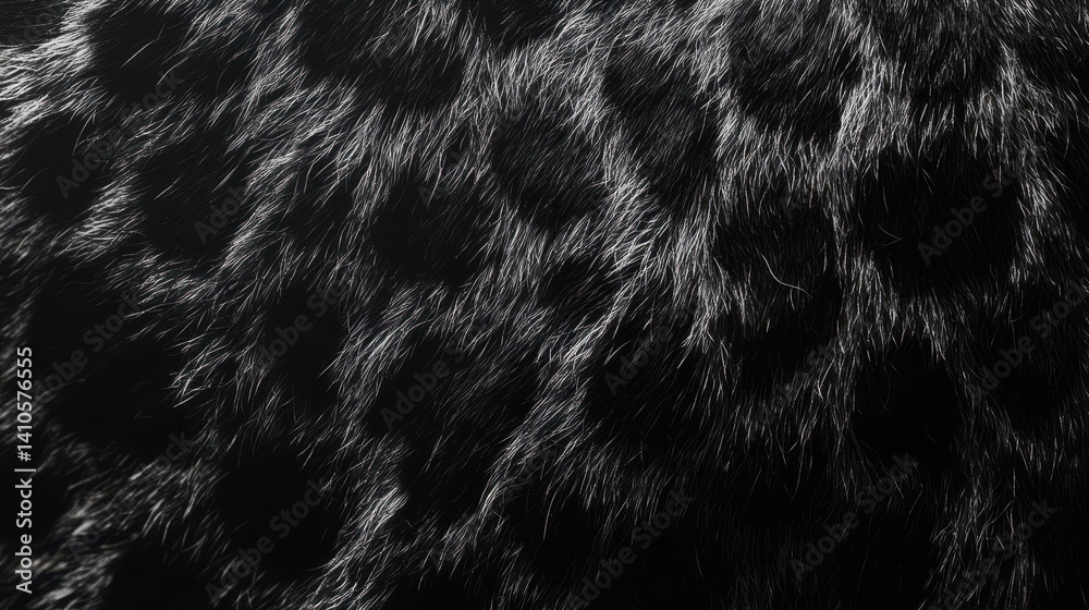 Naklejka premium Close-up of leopard skin showing unique spot pattern