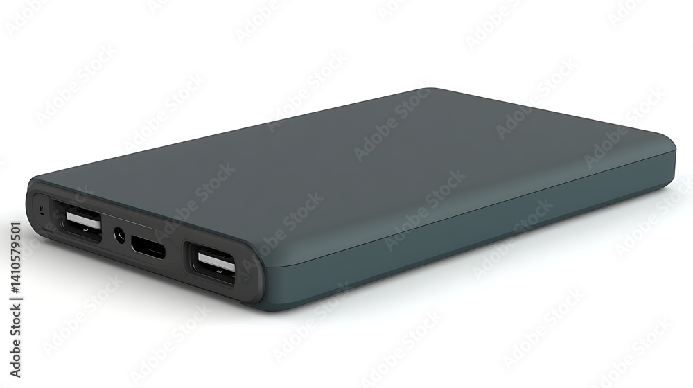 Portable gray power bank Portable gray power bank