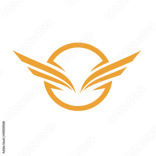 Free Download Golden Wings Logo - GFXLoad