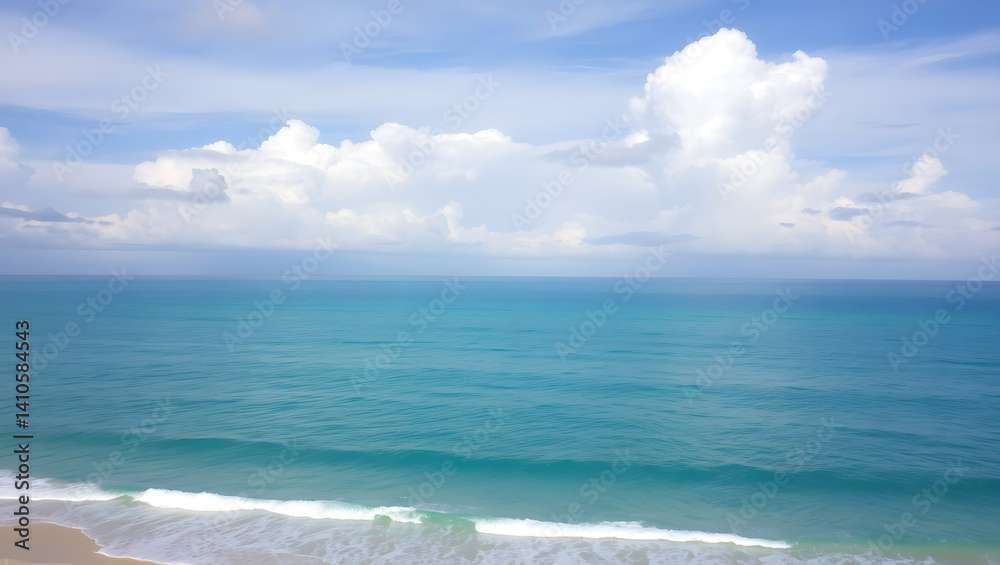 Fototapeta premium clouds over the sea