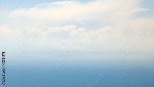 clouds over the sea