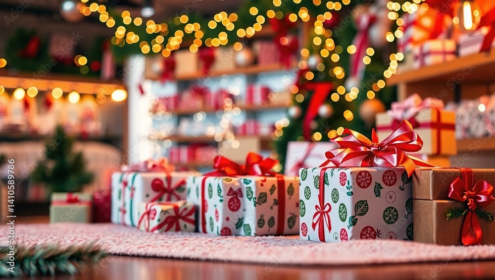 Obraz premium Festive Holiday Collection: Charming Gift Ideas for Online Shop