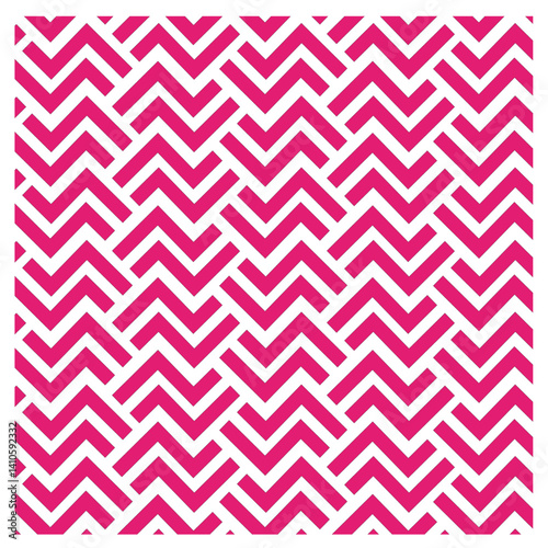 seamless chevron pattern, seamless geometric pattern with triangles, geometric chevron tile, repeating pink and white chevron, interlocking zigzag design