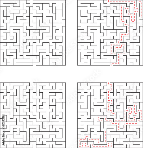 Complex Maze Puzzles Solutions, Paths, Challenges, and Brain Teasers