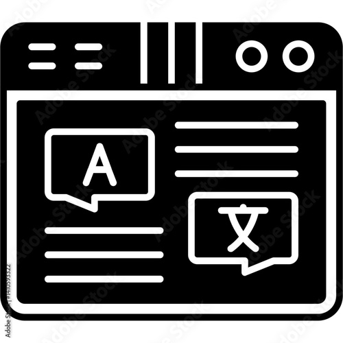 Online Translator Icon