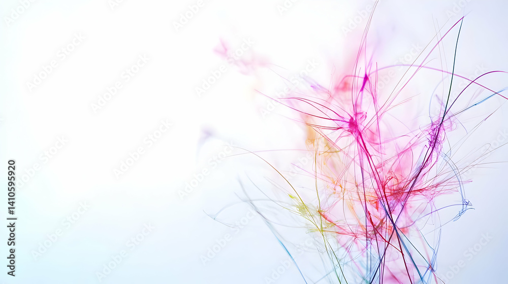 Obraz premium Abstract Colorful Lines And Dots Design