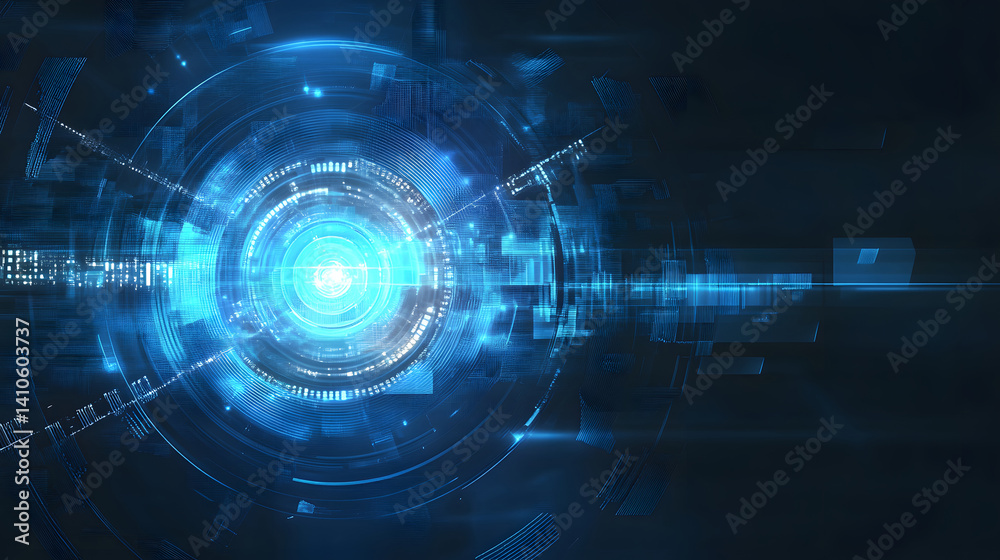 Abstract Futuristic Technology Design