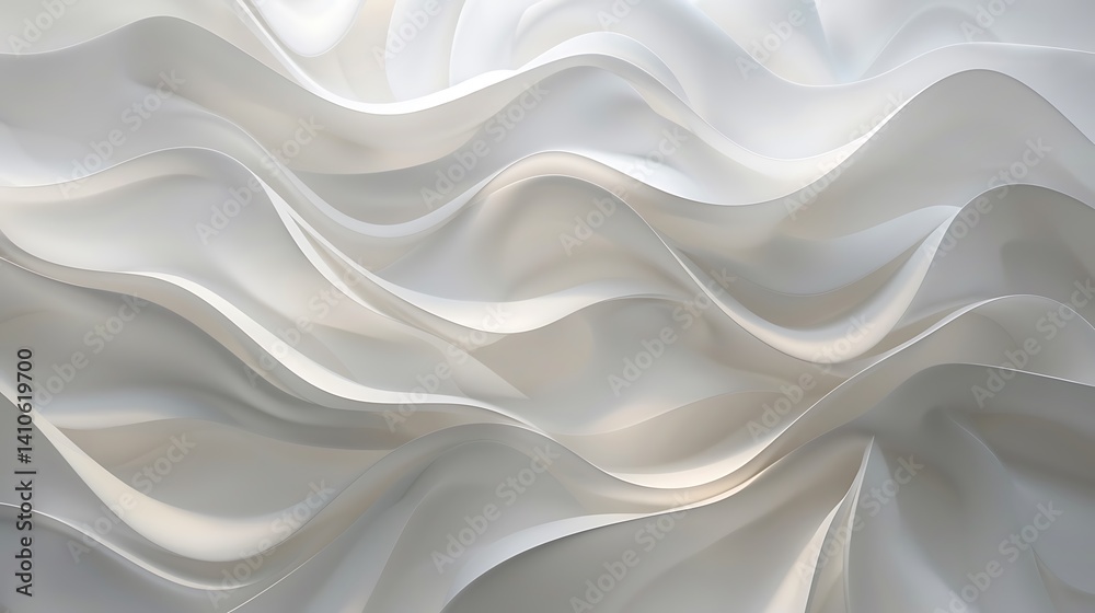 Obraz premium Colorful Abstract Waves: Fluid Gradient Patterns in Blue, Purple, and Orange Hues