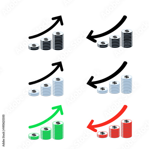 Graphic chart Profit, increase, money, business, graphic Icon
