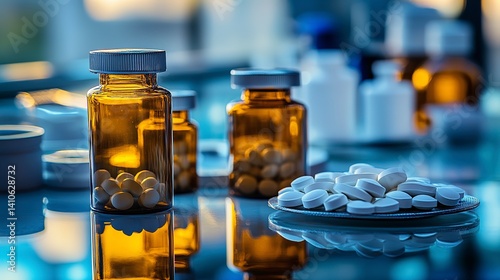 Sterile pharmaceutical bottles and equipment showcase essential production methods for quality medicine
