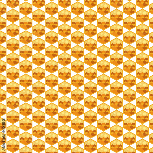 Desert Hexagons Patterns design