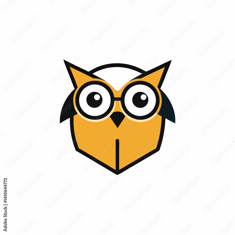 Fototapeta premium owl on white background