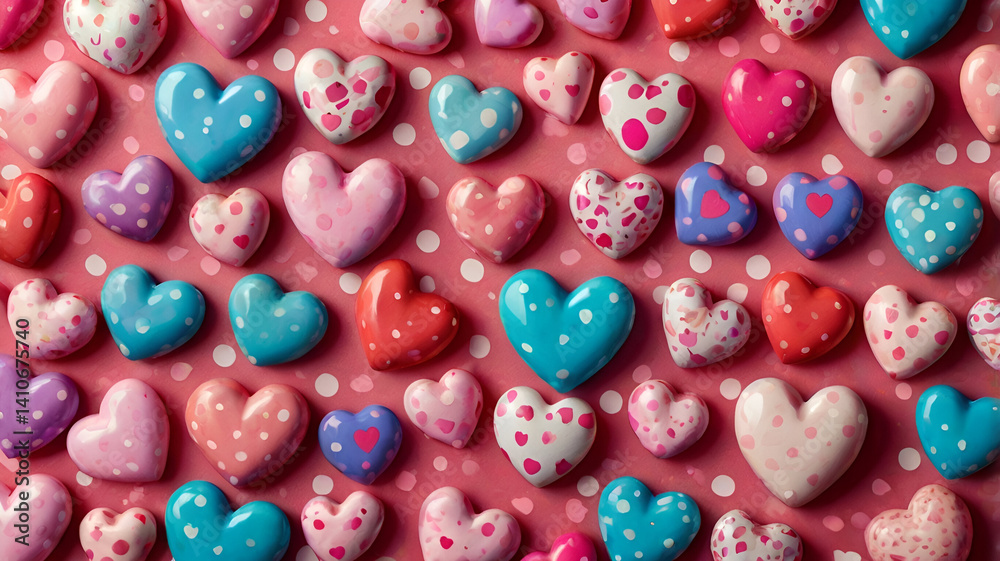 Fototapeta premium colorful chocolate candy