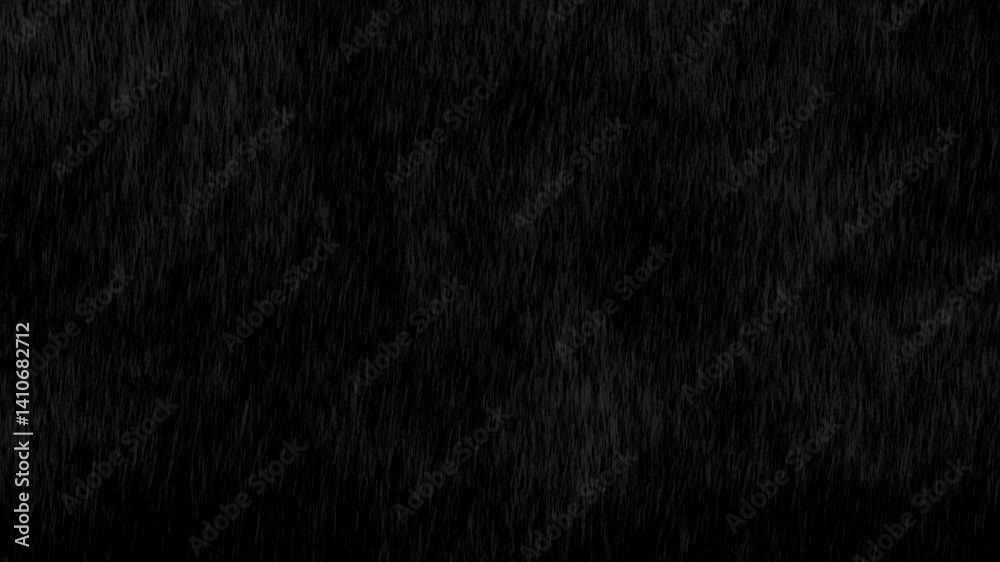 Realistic falling rain overlay with alpha channel for compositing. Seamless 4K loop perfect for video effects, film, editing, transitions, and background atmosphere Realistic falling rain overlay with alpha channel for compositing. Seamless 4K loop perfect for video effects, film, editing, transitions, and background atmosphere