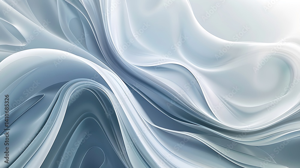 Obraz premium Elegant Abstract Fluid Designs in Soft Hues and Bold Gradients: A Modern Visual Collection