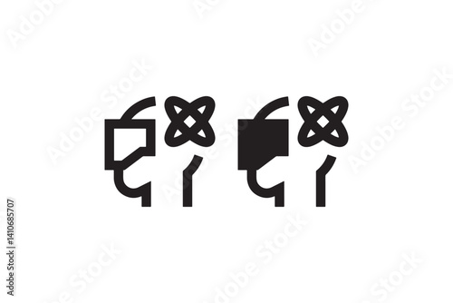 Global network communication error icon Vector