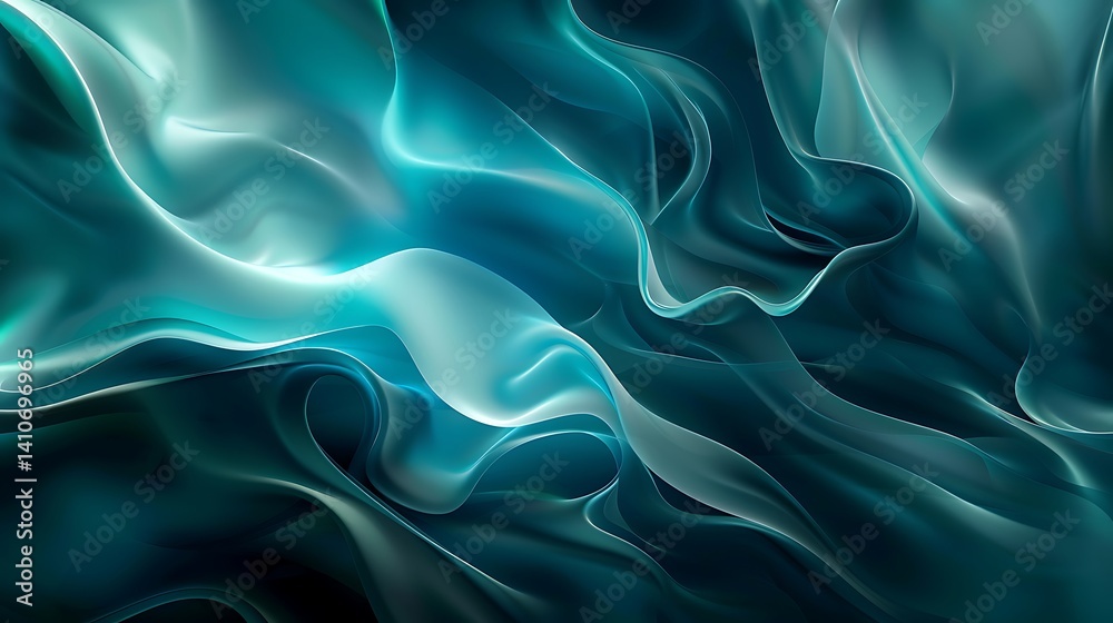 Obraz premium Elegant Abstract Fluid Designs in Soft Hues and Bold Gradients: A Modern Visual Collection