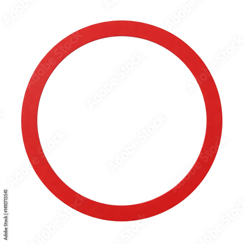 Free Download A vibrant red circle, a bold statement of simple elegance against a stark white background. - GFXLoad